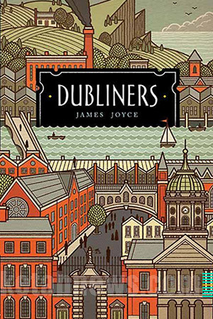 طرح روي جلد کتاب طراحي گرافيک هنر نقاشي پرتره جلد خوشگل جلد زيبا دوبلینی ها جیمز جویس