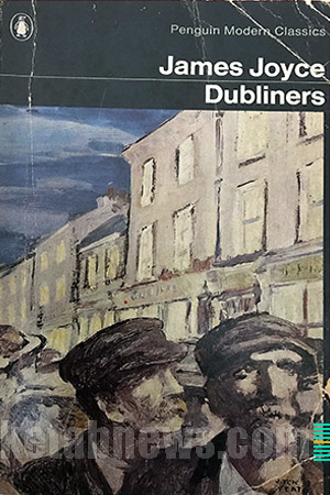 طرح روي جلد کتاب طراحي گرافيک هنر نقاشي پرتره جلد خوشگل جلد زيبا دوبلینی ها جیمز جویس
