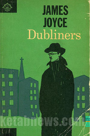 طرح روي جلد کتاب طراحي گرافيک هنر نقاشي پرتره جلد خوشگل جلد زيبا دوبلینی ها جیمز جویس
