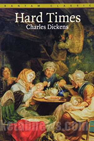 طرح روي جلد کتاب طراحي گرافيک هنر نقاشي پرتره جلد خوشگل جلد زيبا روزگار سخت چارلز دیکنز