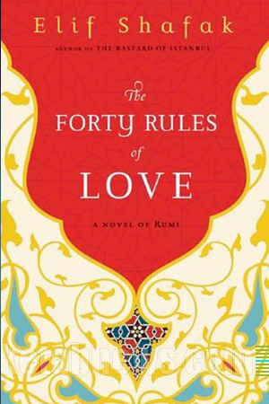 طرح روي جلد کتاب طراحي گرافيک هنر نقاشي پرتره جلد خوشگل جلد زيبا ملت عشق 40 قانون عشق الیف شافاک