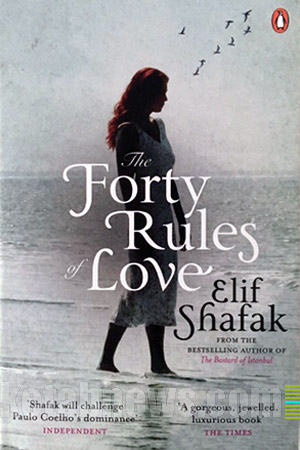 طرح روي جلد کتاب طراحي گرافيک هنر نقاشي پرتره جلد خوشگل جلد زيبا ملت عشق 40 قانون عشق الیف شافاک