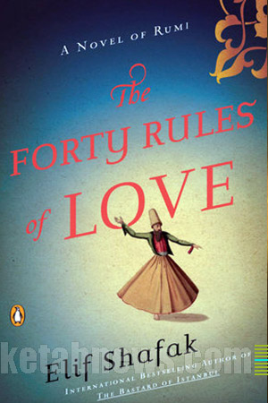 طرح روي جلد کتاب طراحي گرافيک هنر نقاشي پرتره جلد خوشگل جلد زيبا ملت عشق 40 قانون عشق الیف شافاک