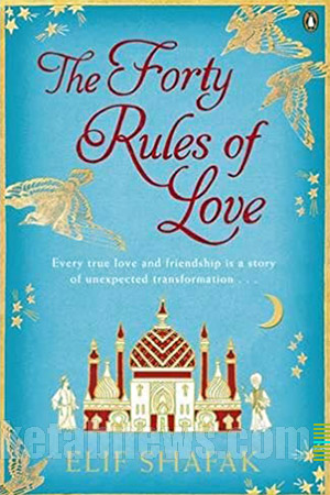 طرح روي جلد کتاب طراحي گرافيک هنر نقاشي پرتره جلد خوشگل جلد زيبا ملت عشق 40 قانون عشق الیف شافاک