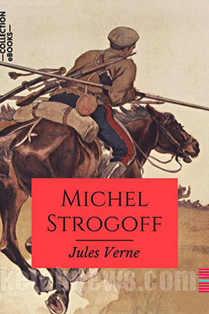 طرح روي جلد کتاب طراحي گرافيک هنر نقاشي پرتره جلد خوشگل جلد زيبا میشل استروگف ژول ورن