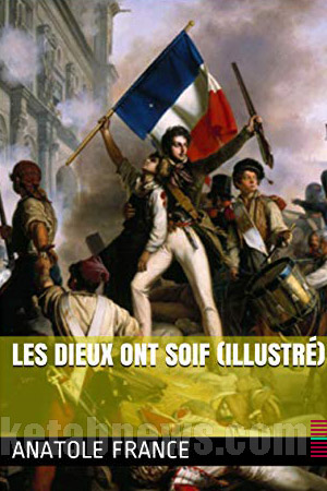 طرح روي جلد کتاب طراحي گرافيک هنر نقاشي پرتره جلد خوشگل جلد زيبا خدایان تشنه اند آناتول فرانس