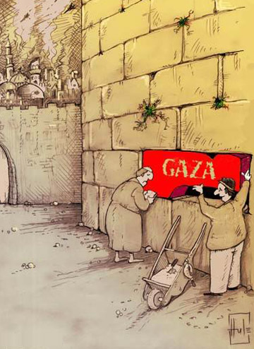 کاریکاتور غزه 