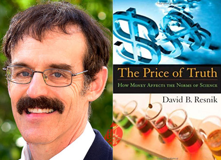 «بهای حقیقت؛ چگونه پول بر هنجارهای علم تأثیر می‌گذارد» [The price of truth : how money affects the norms of science] اثر دیوید بی.  [Resnik, David B