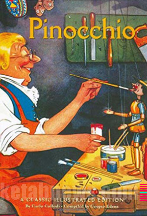 طرح روي جلد کتاب طراحي گرافيک هنر نقاشي پرتره جلد خوشگل جلد زيبا پینوکیو کارلو کودی